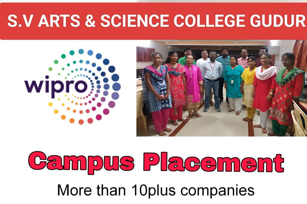 campus placements in sv arts college gudur